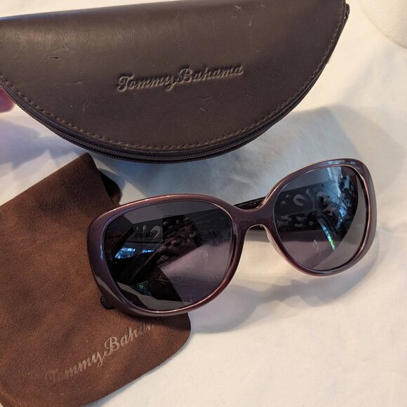 Tommy Bahama Ladies Sunglasses Plum Color - Picture 1 of 10